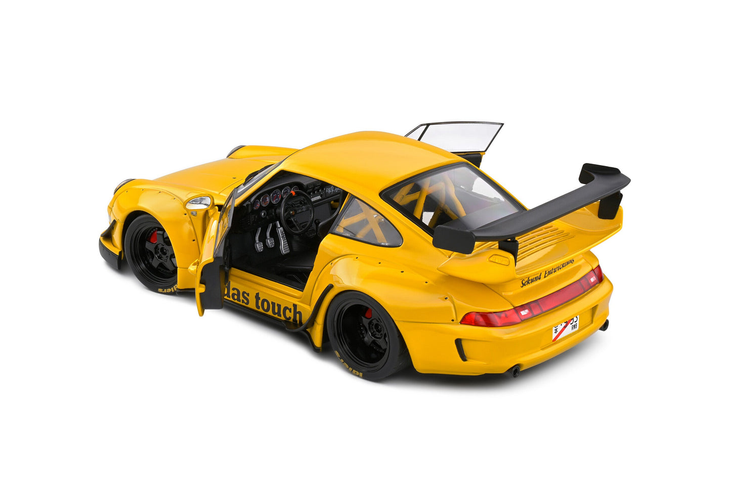 Solido 2023 Porsche 911 993 RWB Bodykit "Midas Touch" Yellow 1:18