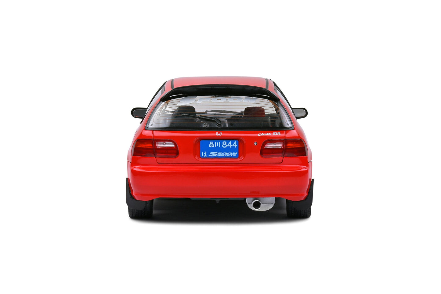 Solido 1991 Honda Civic EG6 Spoon Version Red w/ Black Hood 1:18