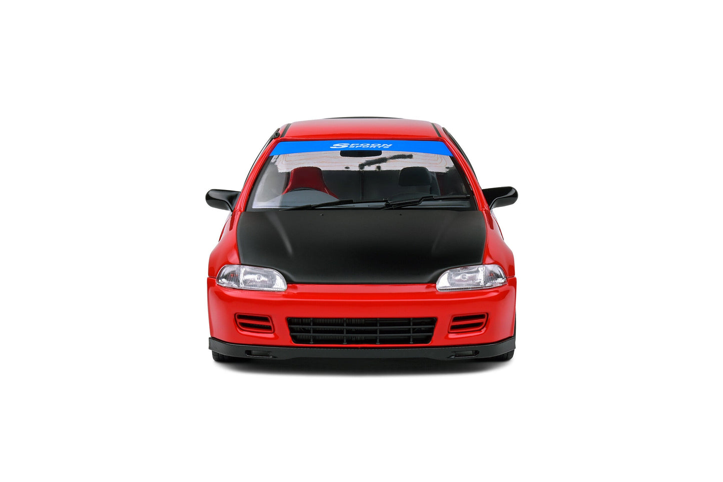 Solido 1991 Honda Civic EG6 Spoon Version Red w/ Black Hood 1:18