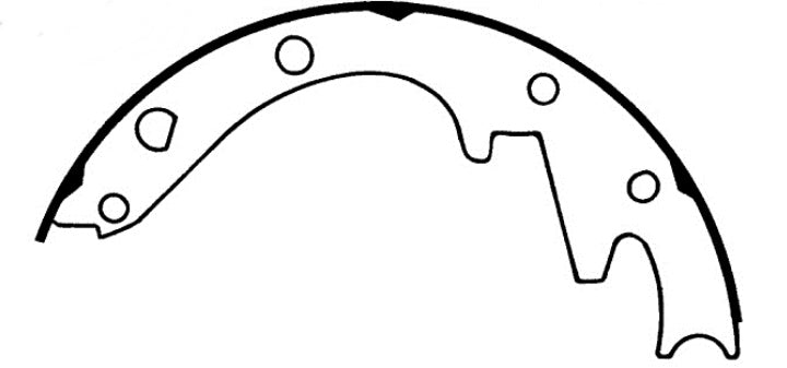 Porterfield Brake Shoes for 1966 FORD MUSTANG V6 w/Front Drums