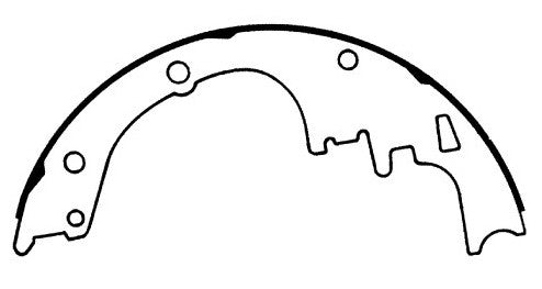 Porterfield Brake Shoes for 1968 CHEVROLET CHEVELLE w/Front Discs