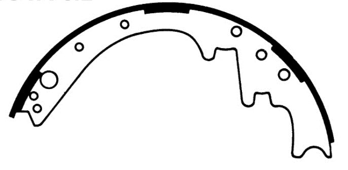 Porterfield Brake Shoes for 1970 DODGE CHARGER w/11" Drums