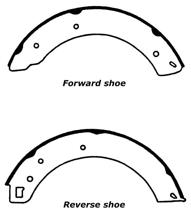 Porterfield Brake Shoes for 1976 LOTUS ELITE