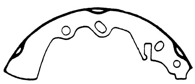 Porterfield Brake Shoes for 1975 MAZDA RX 4