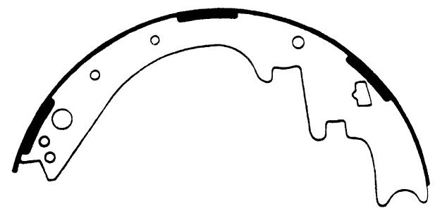 Porterfield Brake Shoes for 1972 DODGE CHALLENGER
