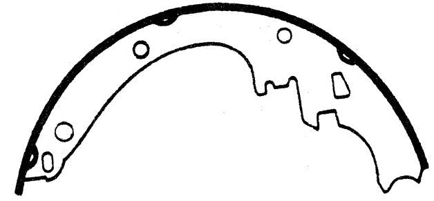 Porterfield Brake Shoes for 1995 DODGE RAM 1500 2WD