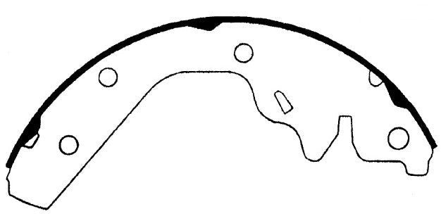 Porterfield Brake Shoes for 1995 DODGE NEON R/Drum 5 lug