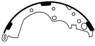 Porterfield Brake Shoes for 2012 TOYOTA TACOMA 2WD 6 Lug