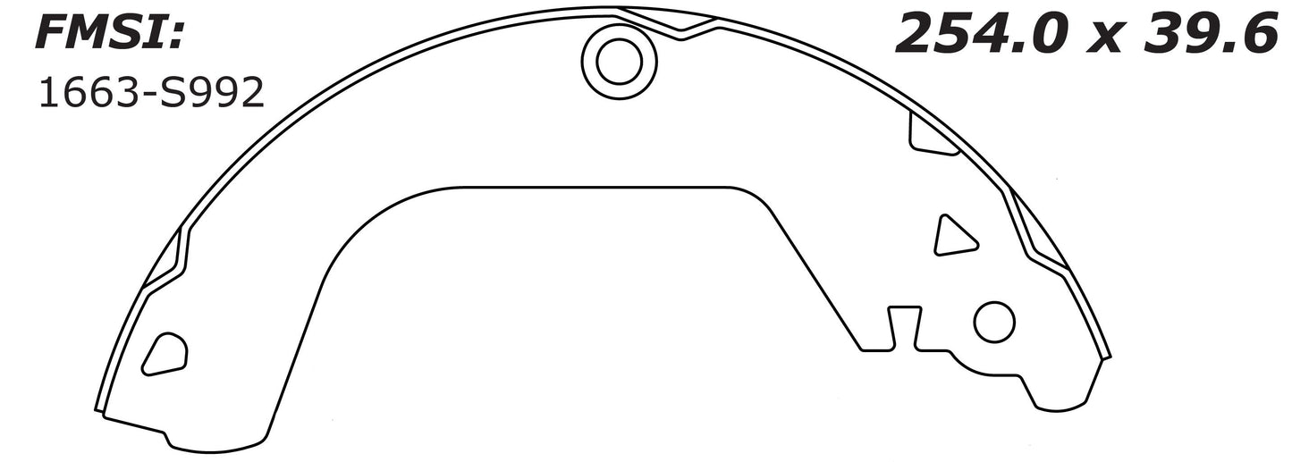 Porterfield Brake Shoes for 2011 CHEVROLET CRUZE