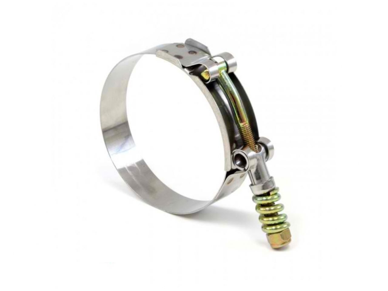 HPS Performance Products HPS Stainless Steel Spring Loaded T-Bolt Hose Clamp SAE 204 for 7" ID hose - Effective Size: 7.25"-7.56"