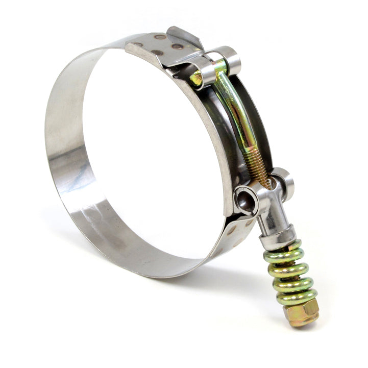 HPS Performance Products HPS Stainless Steel Spring Loaded T-Bolt Hose Clamp SAE 92 for 3.5" ID hose - Effective Size: 3.75"-4.06"