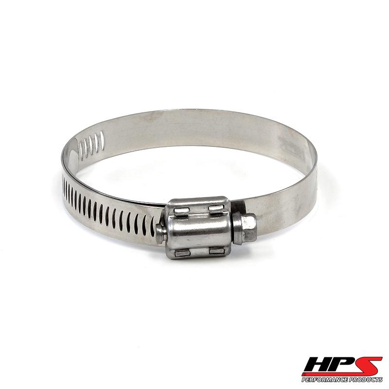 HPS Performance Products HPS Stainless Steel Worm Gear Liner Hose Clamp SAE 88 2pc Pack 5-5/8" - 6-1/2" (130mm-152mm)