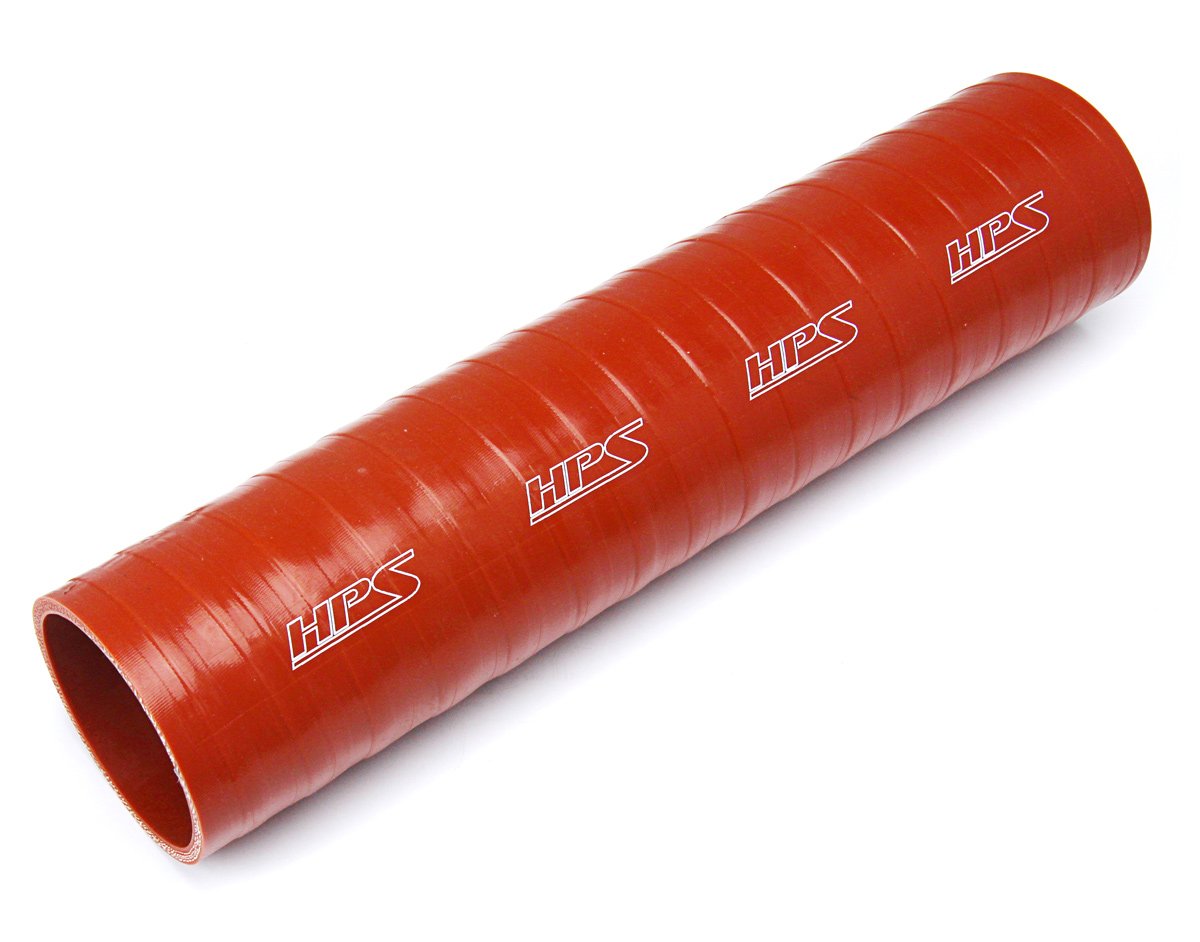 HPS 1-7/8" ID, 1 Foot Length, Silicone Straight Coupler Tube Hose, Ultra High Temp 4-ply Aramid Reinforced, Max. Temperature: 500F, 48mm ID