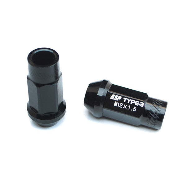Godspeed Type 3 50mm Lug Nuts 20 pcs. Set M12x1.25