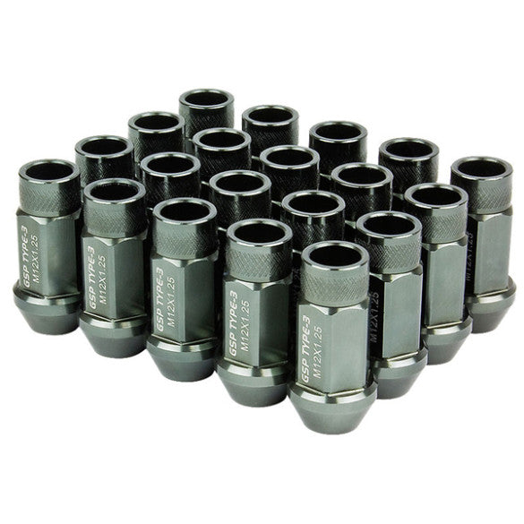 Godspeed Type 3 50mm Lug Nuts 20 pcs. Set M12x1.25