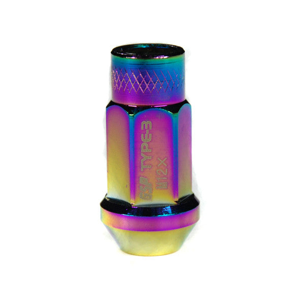 Godspeed Type 3 50mm Lug Nuts 20 pcs. Set M12x1.25