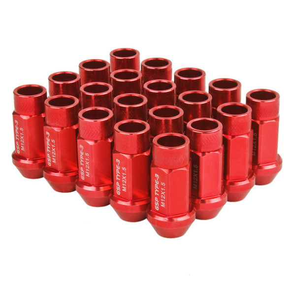 Godspeed Type 3 50mm Lug Nuts 20 pcs. Set M12x1.5