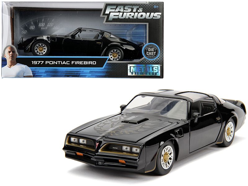 Tego’s 1977 Pontiac Firebird Black "Fast & Furious" Movie 1/24 Diecast Model Car by Jada  free shipping USA