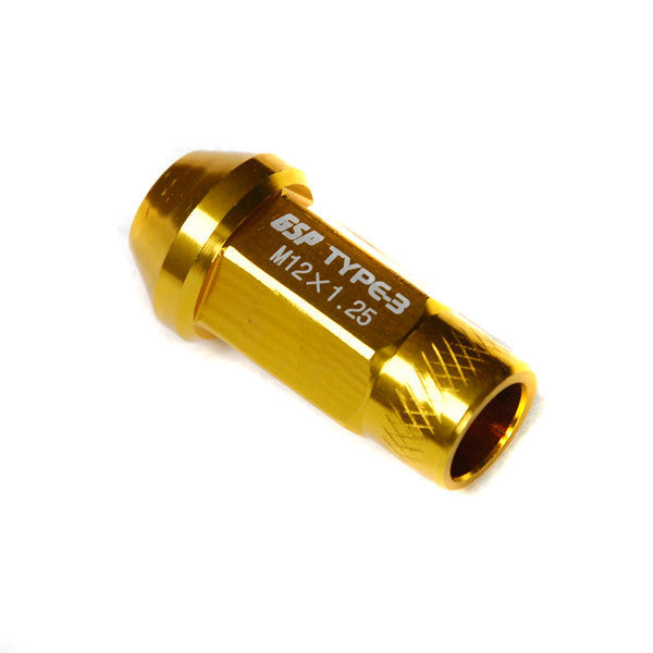 Godspeed Type 3 50mm Lug Nuts 20 pcs. Set M12x1.25