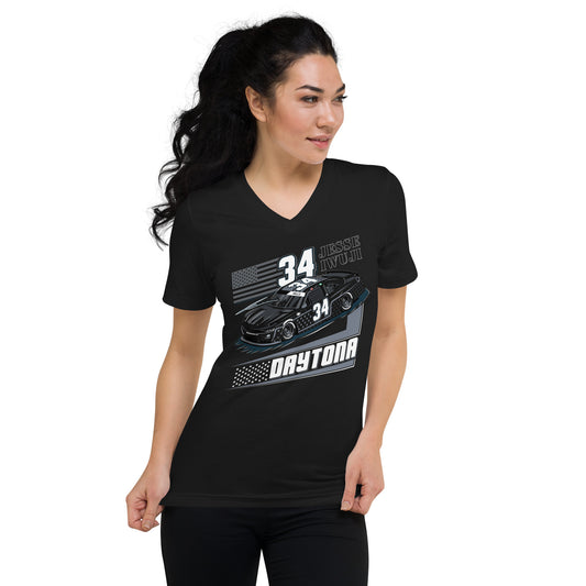 '23 DAYTONA Unisex Short Sleeve V-Neck T-Shirt