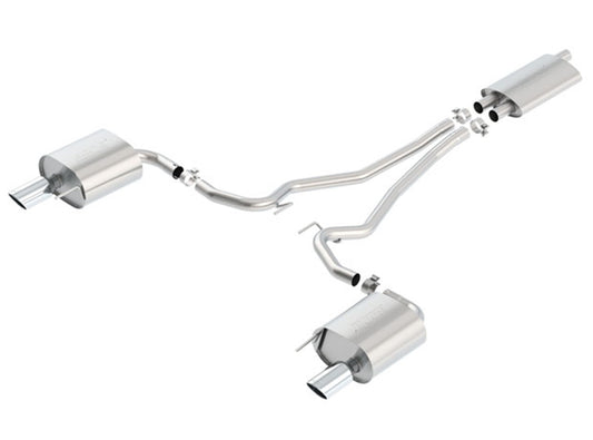 2015-2019 Ford Mustang 2.3L EcoBoost Cat-Back Exhaust System EC-Type Approved Touring