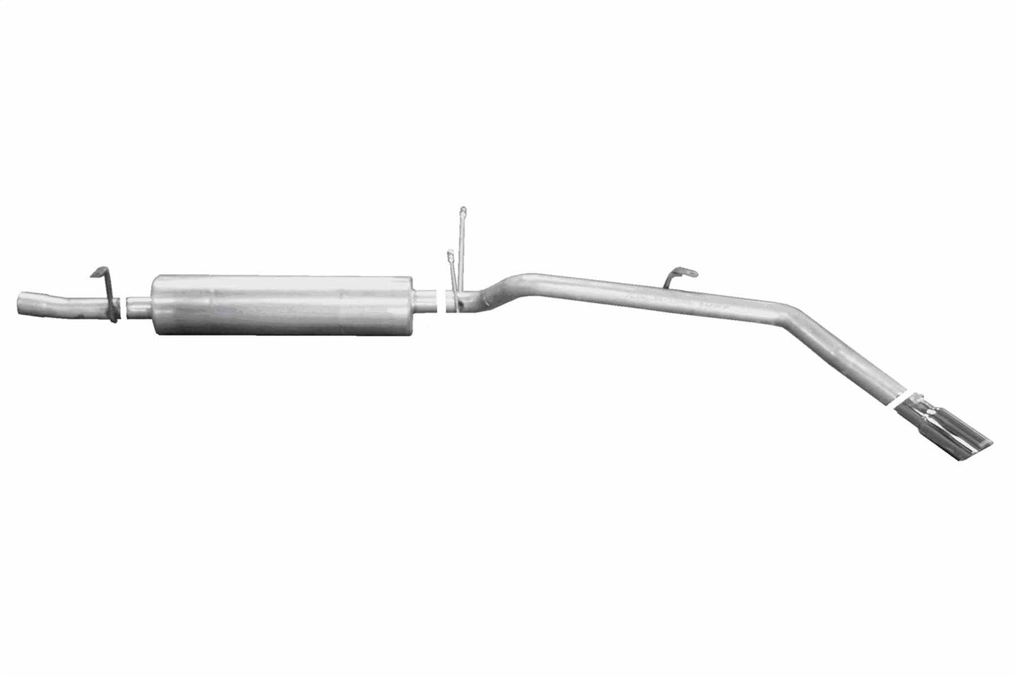 Cat-Back Single Exhaust System; Aluminized