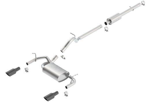 2012-2018 Jeep Wrangler JKU Cat-Back Exhaust System Touring