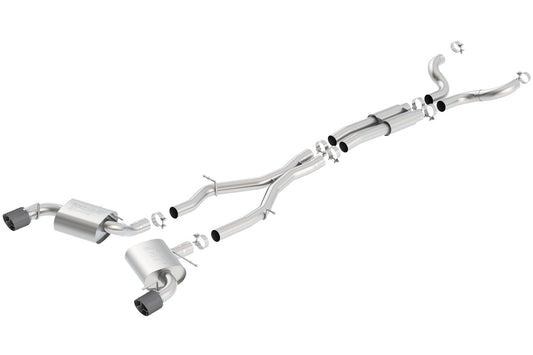 2016-2023 Chevrolet Camaro SS 3" With Single Tips Cat-Back(tm) Exhaust System S-Type