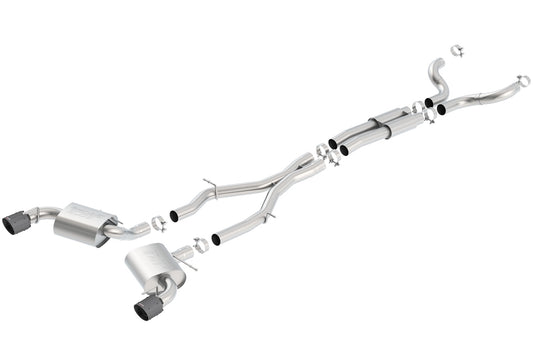 2016-2023 Chevrolet Camaro SS 3" With Single Tips Cat-Back(tm) Exhaust System S-Type