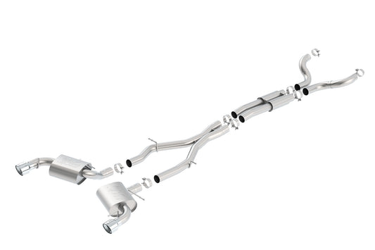 2016-2023 Chevrolet Camaro SS 3" With Single Tips Cat-Back(tm) Exhaust System ATAK(r)
