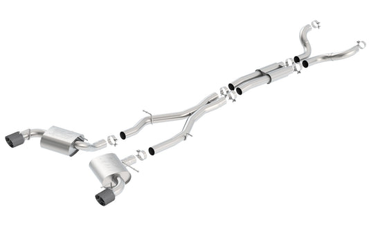 2016-2023 Chevrolet Camaro SS 3" With Single Tips Cat-Back(tm) Exhaust System ATAK(r)