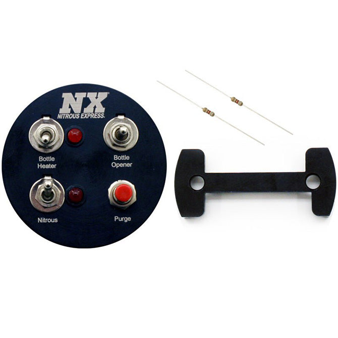 Nitrous Express Gauge Pod Switch Panel (For 2-1/16" Gauge Pods)