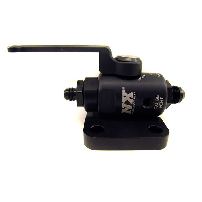 Nitrous Express Remote Shutoff Nitrous Valve 4AN Male Inlet And Outlet