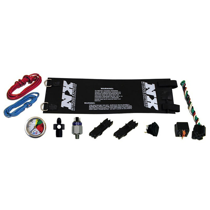 Nitrous Express HEAVY DUTY FULLY AUTOMATIC BOTTLE HEATER (4AN) W/ GAUGE 14AMPS