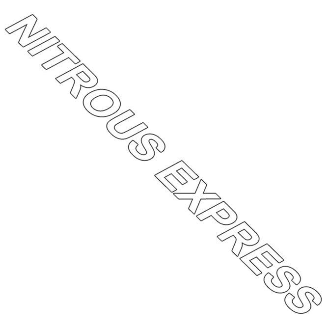 Nitrous Express NX WINDSHIELD DECAL 40" X 3"
