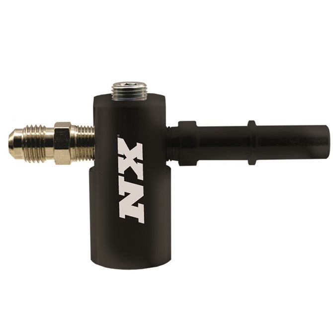 Nitrous Express 3/8-10MM LATE MODEL BILLET FUEL LINE ADAPTER 90 DEGREE