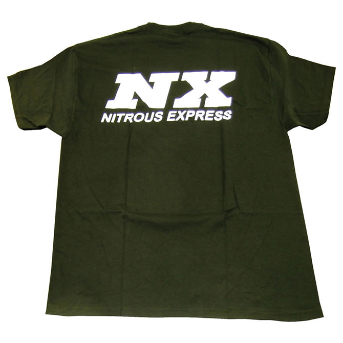 Nitrous Express SMALL BLACK T-SHIRT W/ WHITE NX