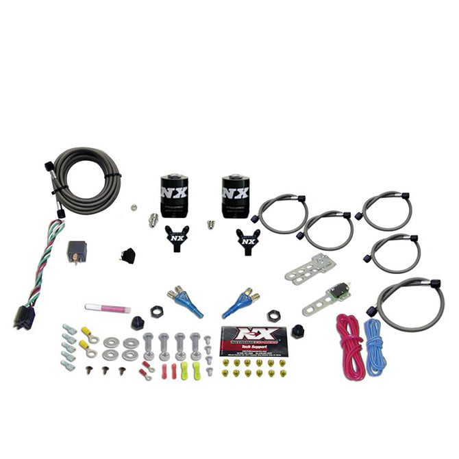 Nitrous Express DUAL NOZZLE SPORT COMPACT SYSTEM LESS BOTTLE (35-50-75HP)