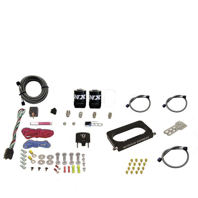 Nitrous Express FORD 4 VALVE NITROUS PLATE SYSTEM (50-300HP) WITHOUT BOTTLE