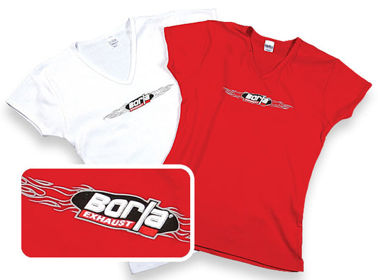 Womenfts Wireframe Red V-Neck T-Shirt - Small