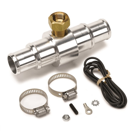 FITTING ADAPTER RADIATOR HOSE 1 In. TO 1.25 In.  3/8 In. NPTF FEMALE ALUMINUM