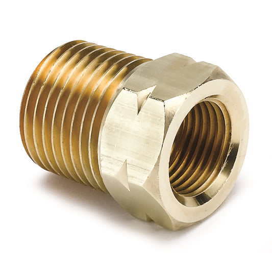 FITTING ADAPTER 1/2-1/16 In. NPT MALE BRASS FOR AUTO GAGE MECH. TEMP.
