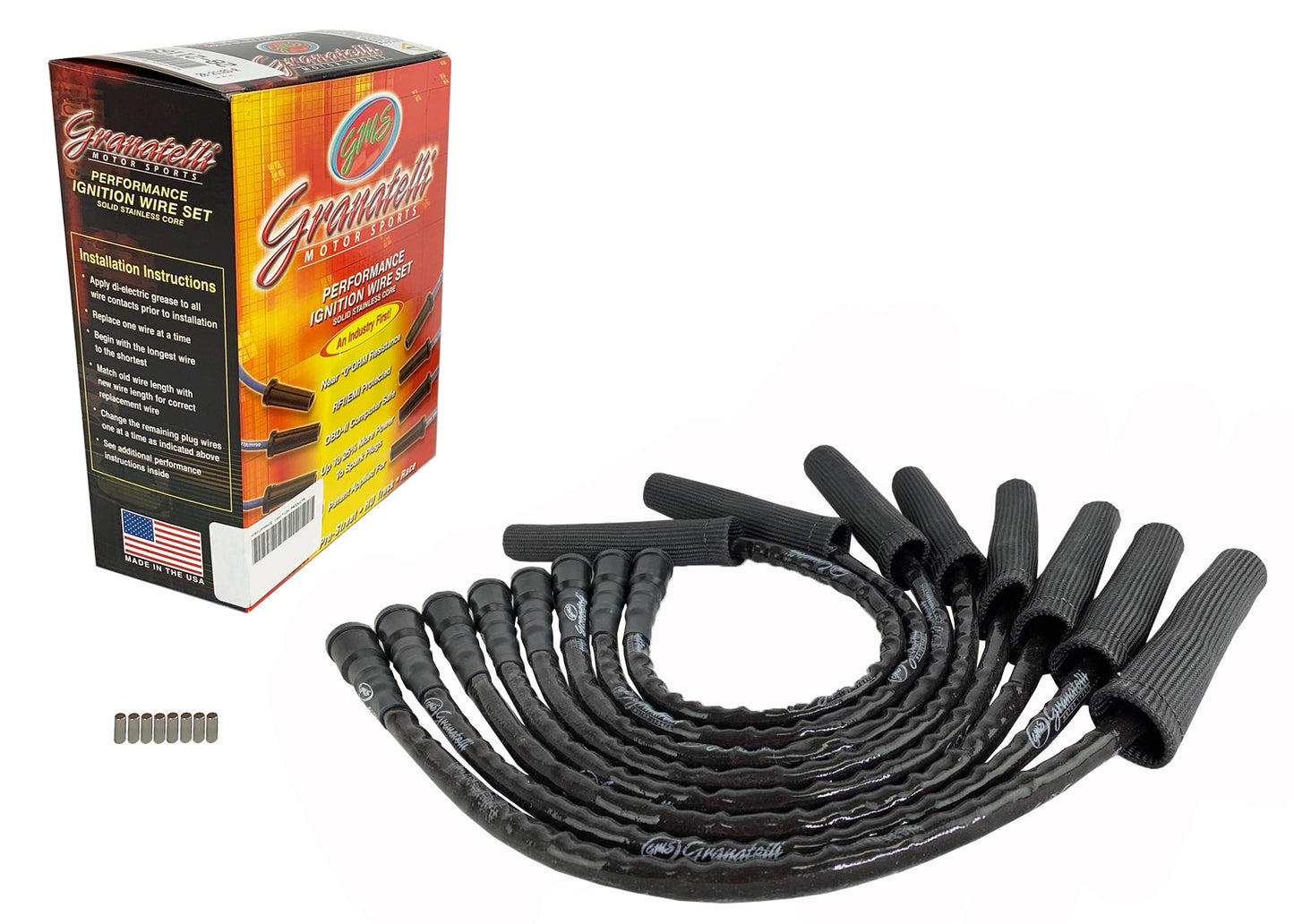 Granatelli Ignition Wires And Coil On/Near Plug Connectors - Ford