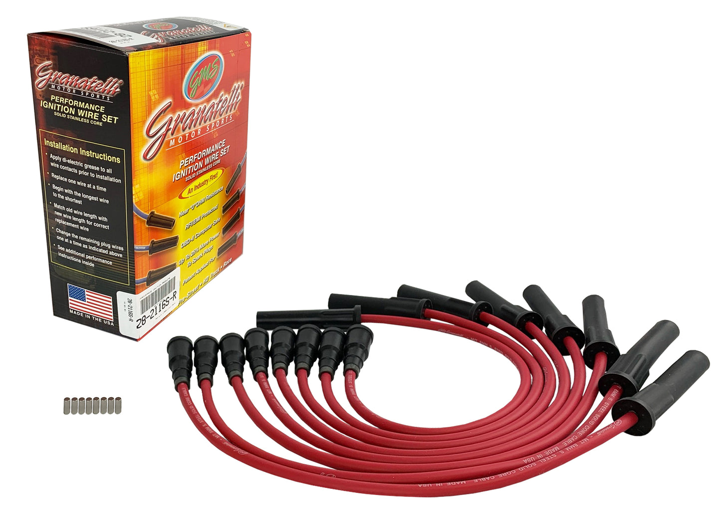 Granatelli Ignition Wires And Coil On/Near Plug Connectors - Ford