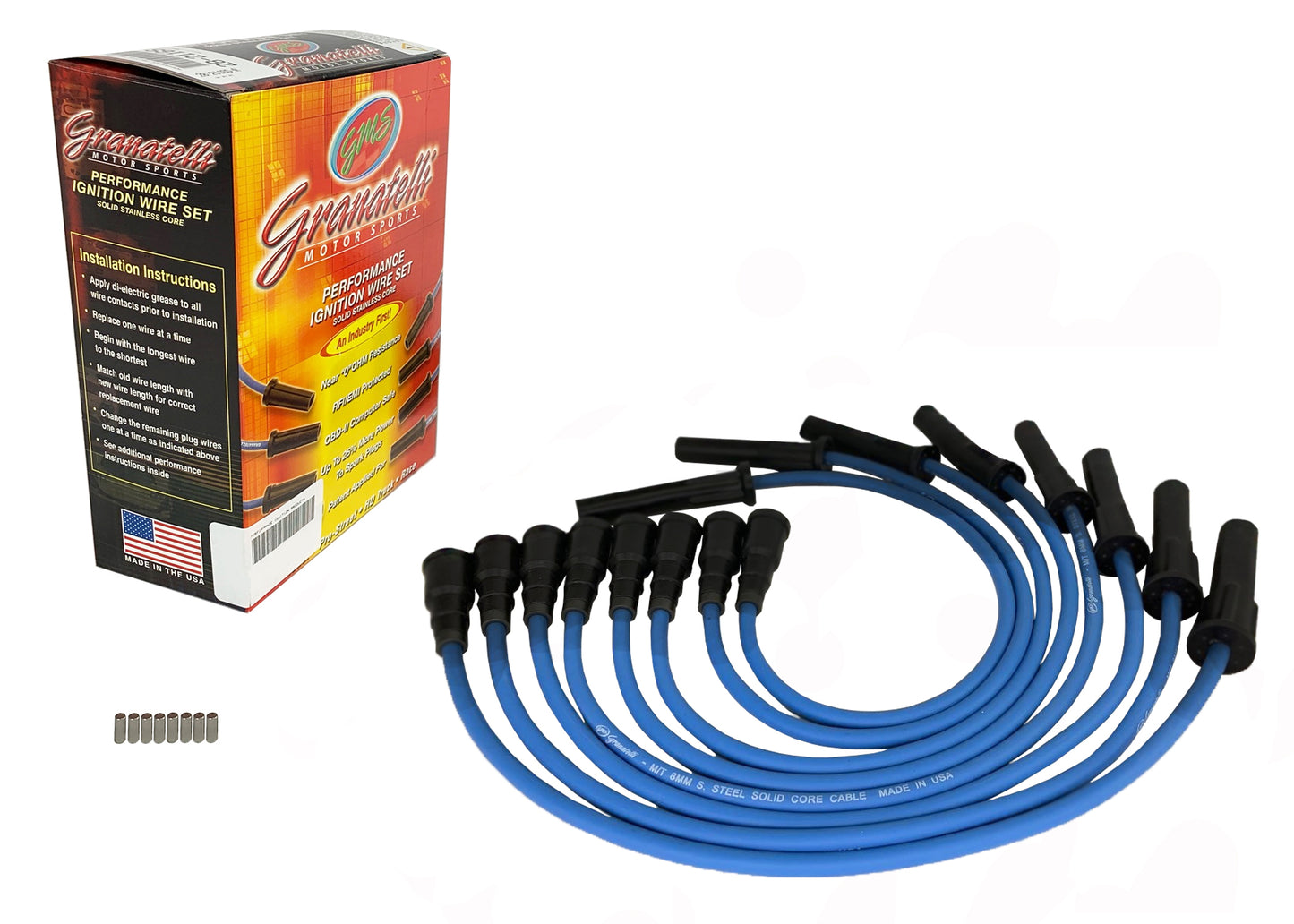 Granatelli Ignition Wires And Coil On/Near Plug Connectors - Ford