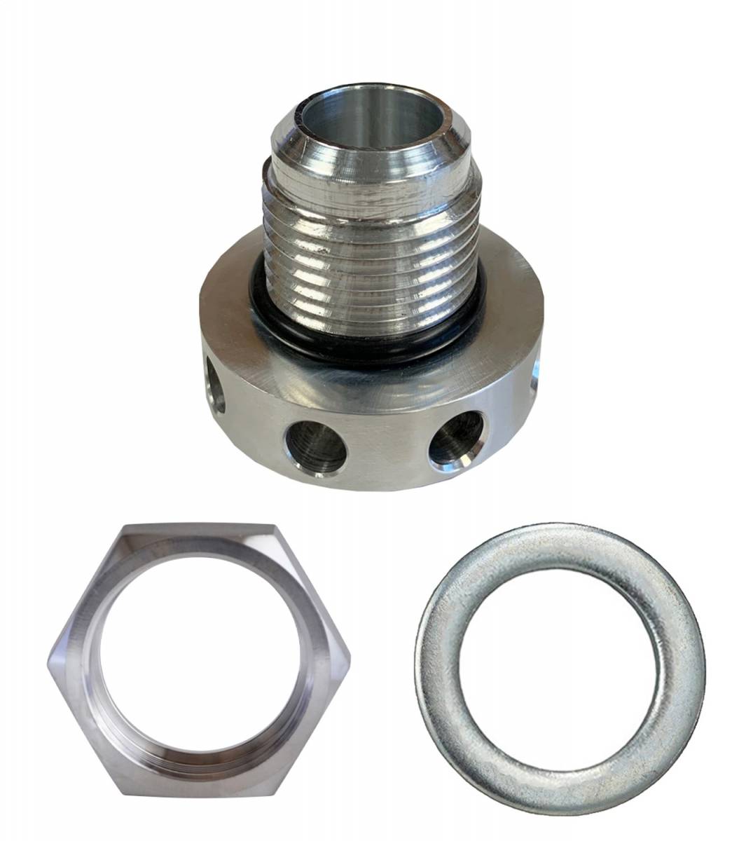 Granatelli Insert Valve Cover Breather Billet -12AN Male