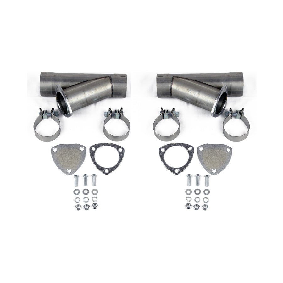 Granatelli Manual Exhaust Cutout - Aluminized Mild Steel - Slip Fit