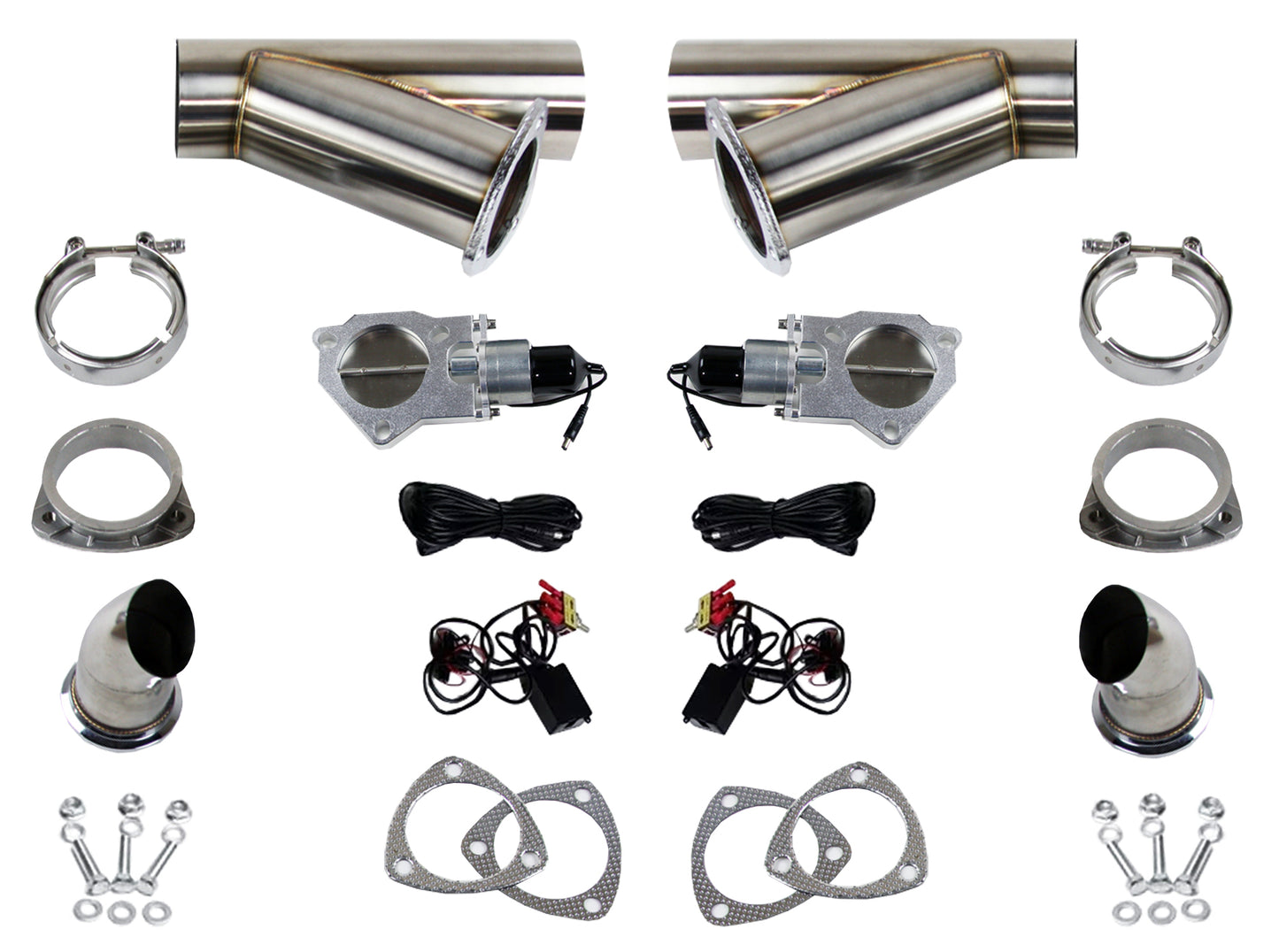 Granatelli Electronic Exhaust Cutout Systems - Stainless Steel - Weld In