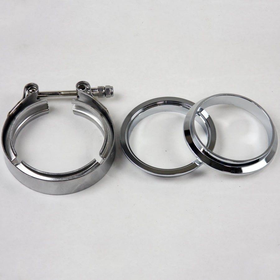Granatelli V-Bands And Clamps - Stainless Steel Interlocking