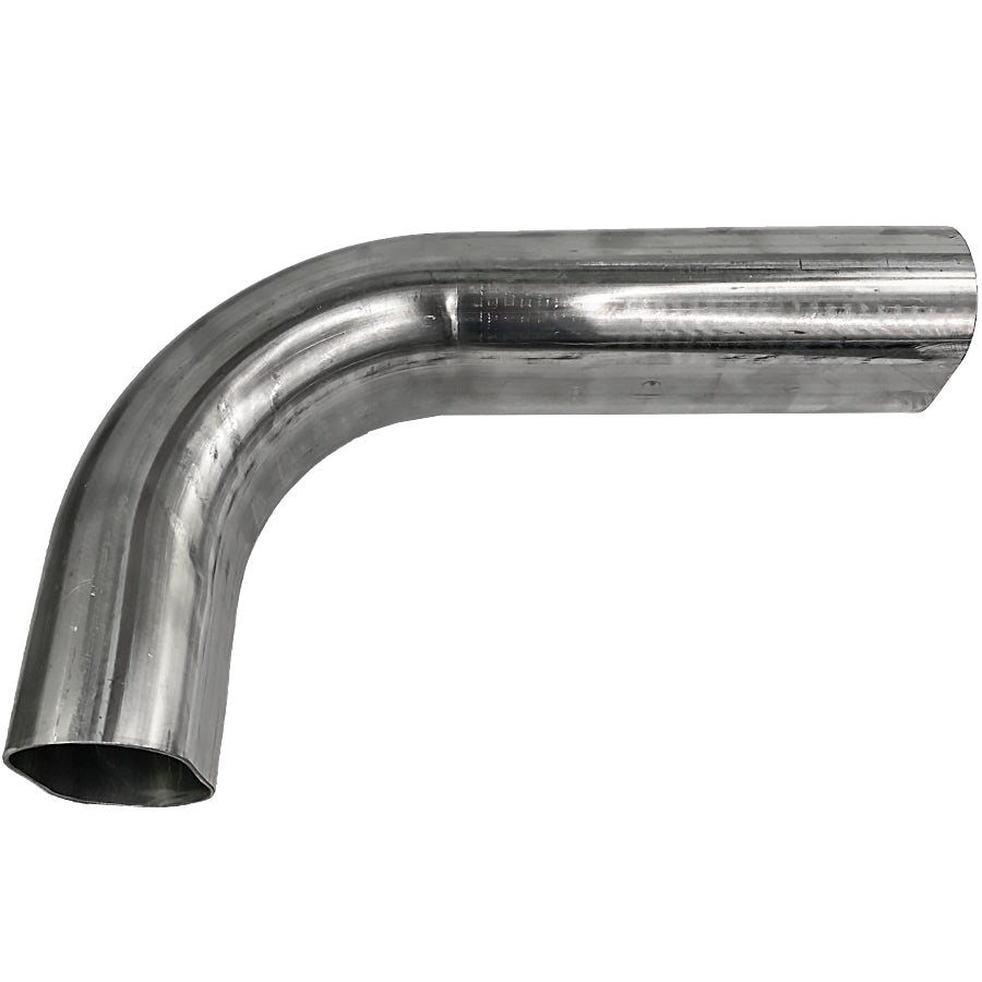 Granatelli 3" Oval Exhaust Tubing Vertical Radius 90 Bend 4.50 Inch Bend Radius